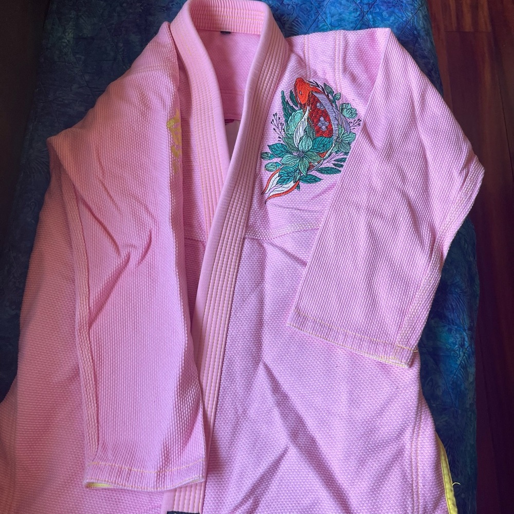Pink Embroidered Women's Jacket